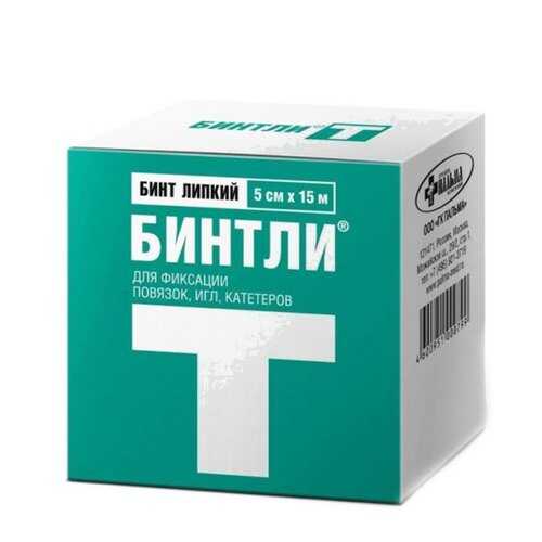 Бинт Бинтли 15 м х 5 см 951000799 белый в Аптека Классика