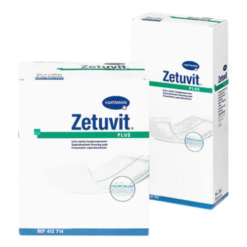 Повязка Zetuvit plus сорбционная стерильная с повышенной впитываемостью 10 х 20 10 шт. в Аптека Классика