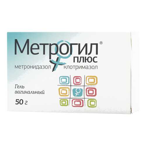 Метрогил Плюс гель ваг.50 г+аппликатор 10 шт. в Аптека Классика