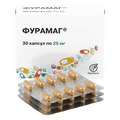 Фурамаг капсулы 25 мг 30 шт. в Аптека Классика