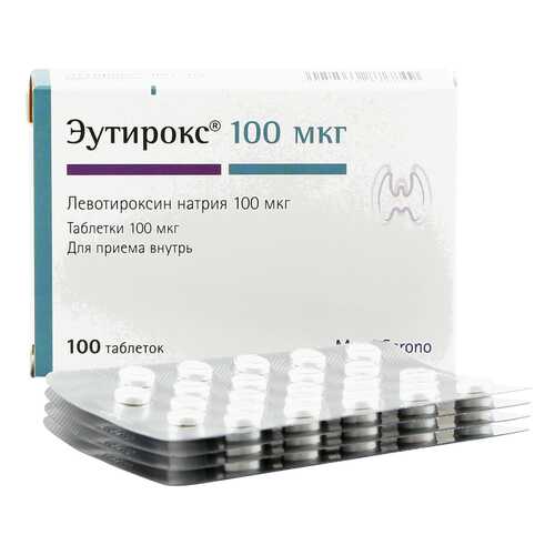 Эутирокс таблетки 100 мкг 100 шт. в Аптека Классика