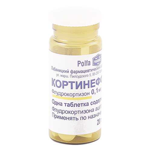 Кортинефф таблетки 0,1 мг 20 шт. в Аптека Классика