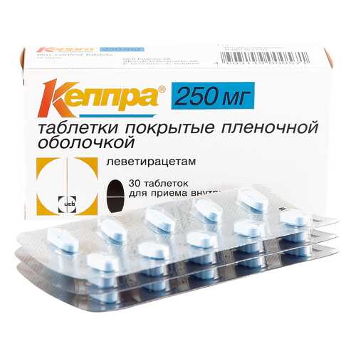Кеппра таблетки 250 мг 30 шт. в Аптека Классика