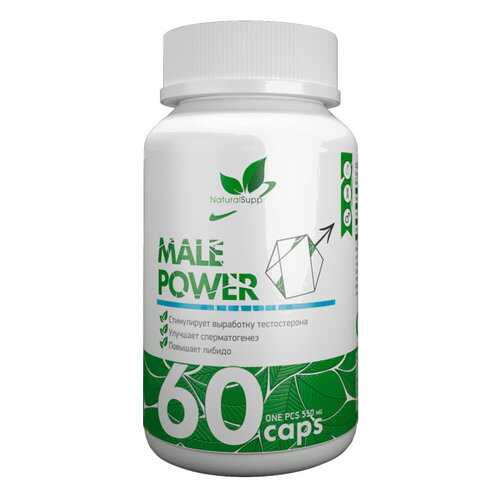 Добавка для мужчин NATURALSUPP Male Power капсулы 60 шт. в Аптека Классика