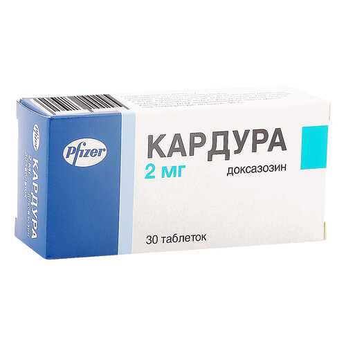 Кардура таблетки 2 мг 30 шт. в Аптека Классика