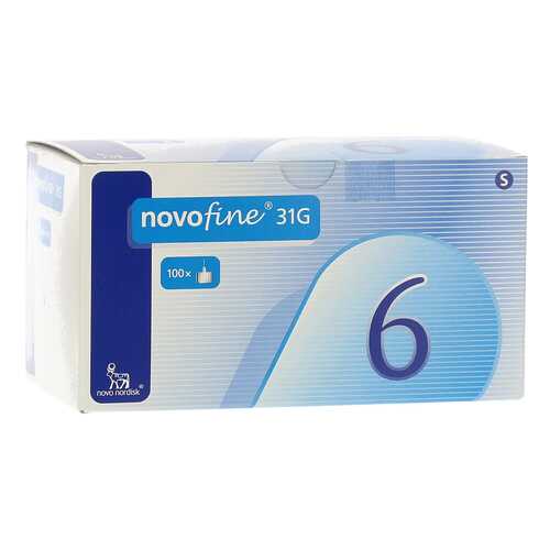 Иглы Новофайн 31G 0,25х6 мм 100 шт. в Аптека Классика