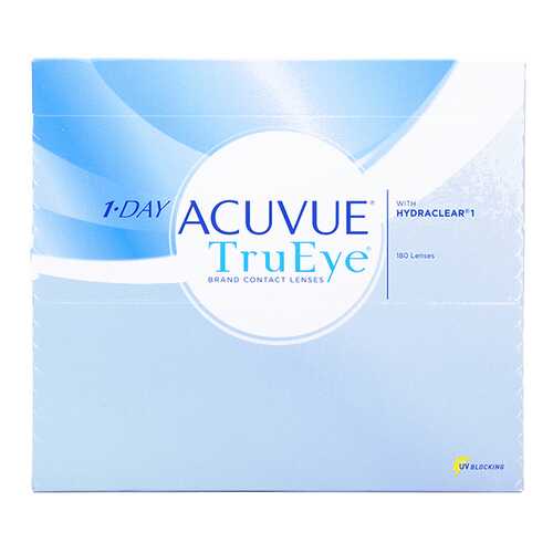 Контактные линзы 1-Day Acuvue TruEye 180 линз R 9,0 -1,50 в Аптека Классика