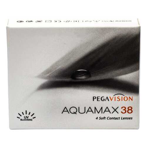 Контактные линзы AQUAMAX 38 4 линзы R 8,6 -1,00 в Аптека Классика