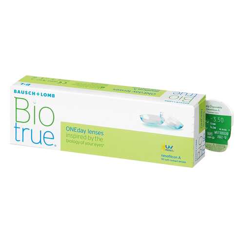 Контактные линзы Biotrue ONEday 30 линз +3,25 в Аптека Классика