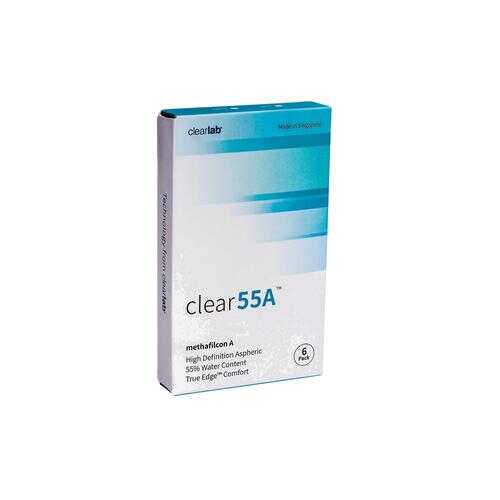 Контактные линзы ClearLab Clear 55 A 6 линз R 8.7 +04,50 в Аптека Классика