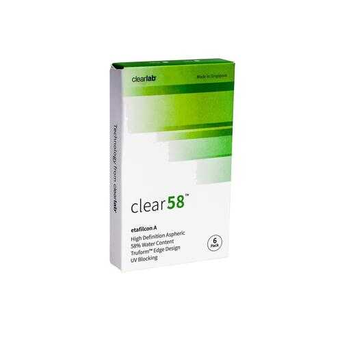 Контактные линзы ClearLab Clear 58 6 линз R 8.3 -05,50 в Аптека Классика
