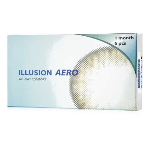 Контактные линзы ILLUSION Aero 6 линз R 8.6 -2.25D в Аптека Классика