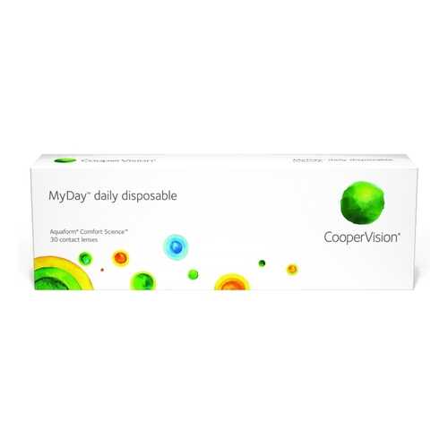Контактные линзы MyDay Daily disposable 30 линз R 8,4 -2,75 в Аптека Классика