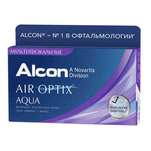 Контактные линзы Air Optix Aqua Multifocal 3 линзы high +0,50 в Аптека Классика