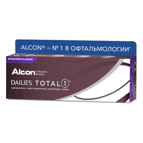 Контактные линзы Dailies Total1 Multifocal 30 линз Medium от +1,25 до +2,00 R 8,5 +1,50 в Аптека Классика