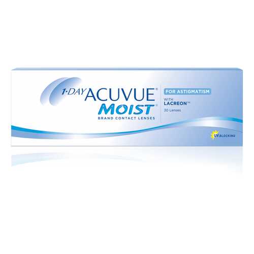 Контактные линзы 1-Day Acuvue Moist for Astigmatism 30 линз -5,75/-1,75/160 в Аптека Классика