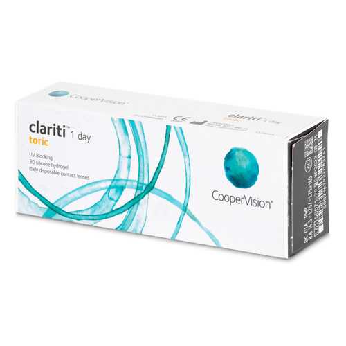 Контактные линзы Clariti 1 day toric 30 линз R 8,6 -2,75/-2,25/170 в Аптека Классика