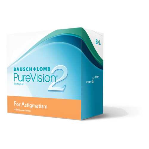 Контактные линзы PureVision 2 for Astigmatism 3 линзы -4,00/-2,25/170 в Аптека Классика
