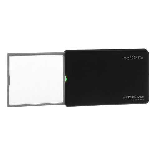 Лупа Eschenbach easyPOCKET выдвижная с подсветкой 50 х 45 мм 3.0х черный в Аптека Классика