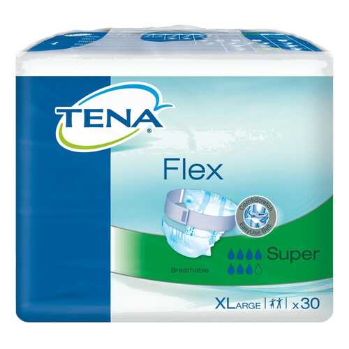 Подгузники для взрослых с поясом, XL, 30 шт. Tena Flex Plus в Аптека Классика