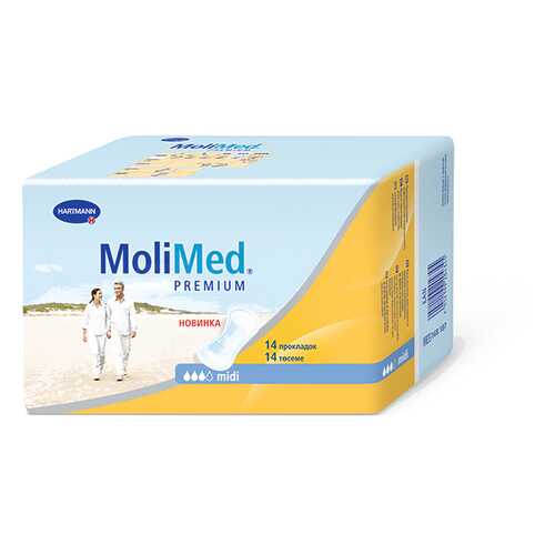 Урологические прокладки Molimed Premium midi 14 шт. в Аптека Классика