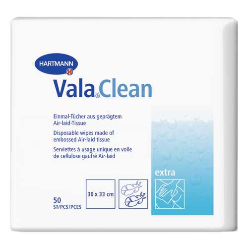 Одноразовые салфетки, 30х33 см, 50 шт. Vala Clean Extra в Аптека Классика