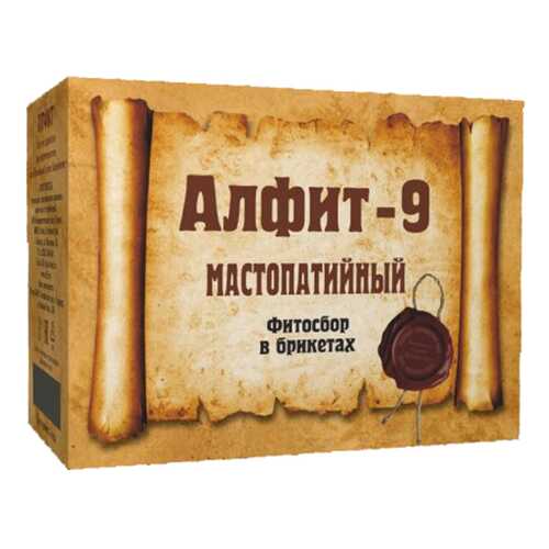 Чайный напиток Алфит-9 мастопатийный 60 брикетов х 2 г в Аптека Классика
