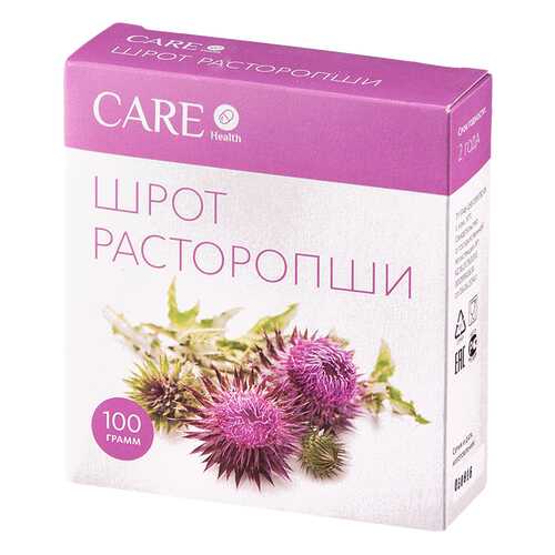 Расторопша шрот Care Health 100 г в Аптека Классика