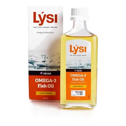 Рыбий жир Lysi Омега-3 со вкусом лимона 240 мл в Аптека Классика